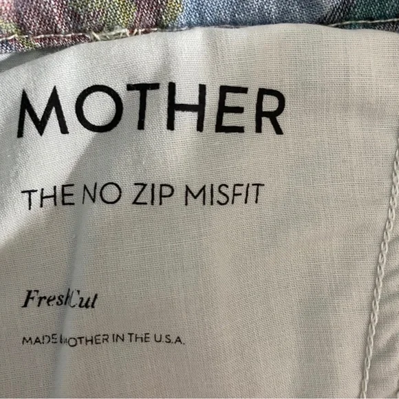 MOTHER Denim No Zip Misfit Floral Pants Fresh Cut NWT - Picture 8 of 15